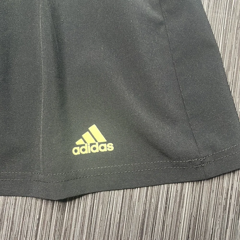 Adidas Climalite Skirt | Size M | Black/Neon Yellow